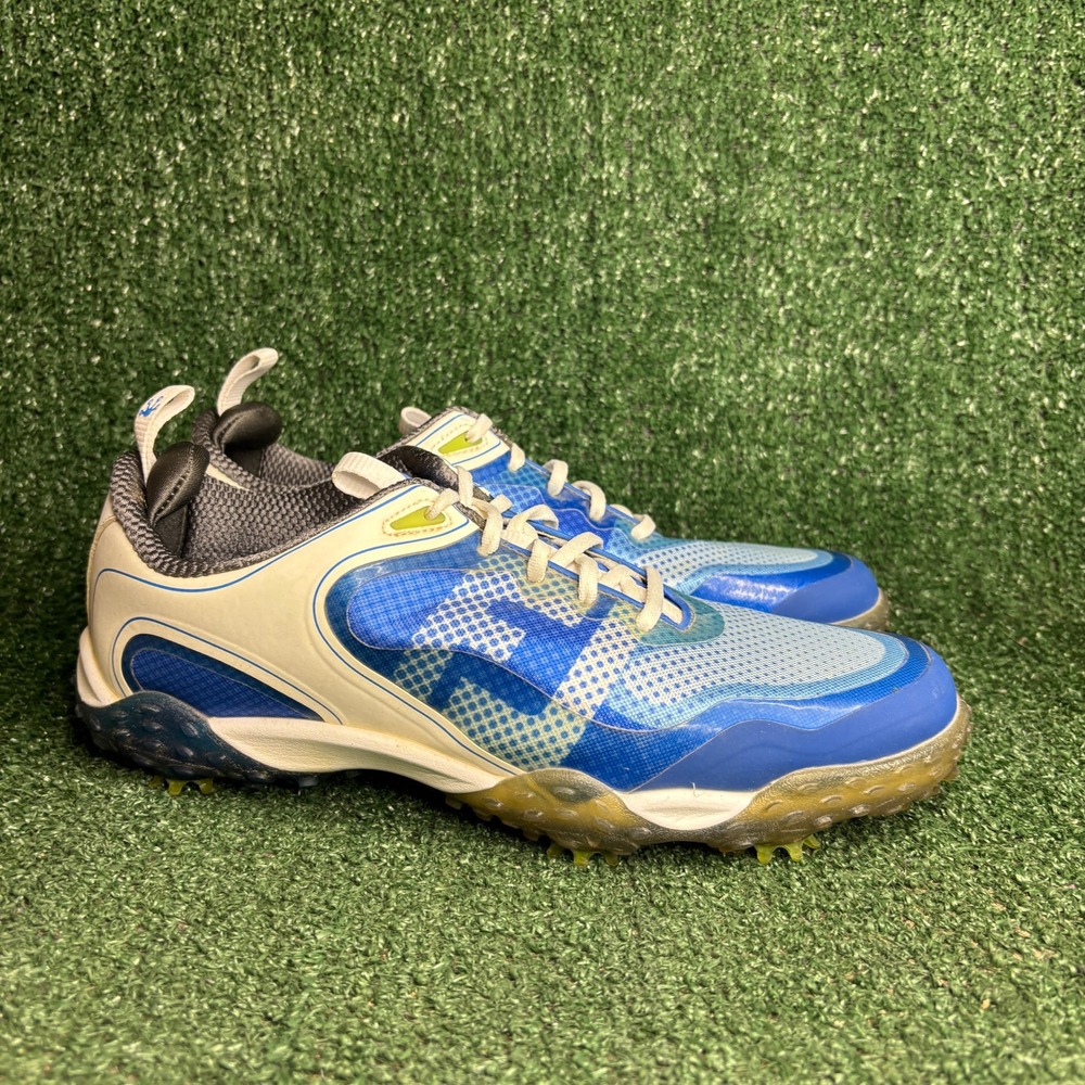 FootJoy Freestyle Spiked Mesh Breathable Athletic Golf Shoes Blue Mens Size 10 M